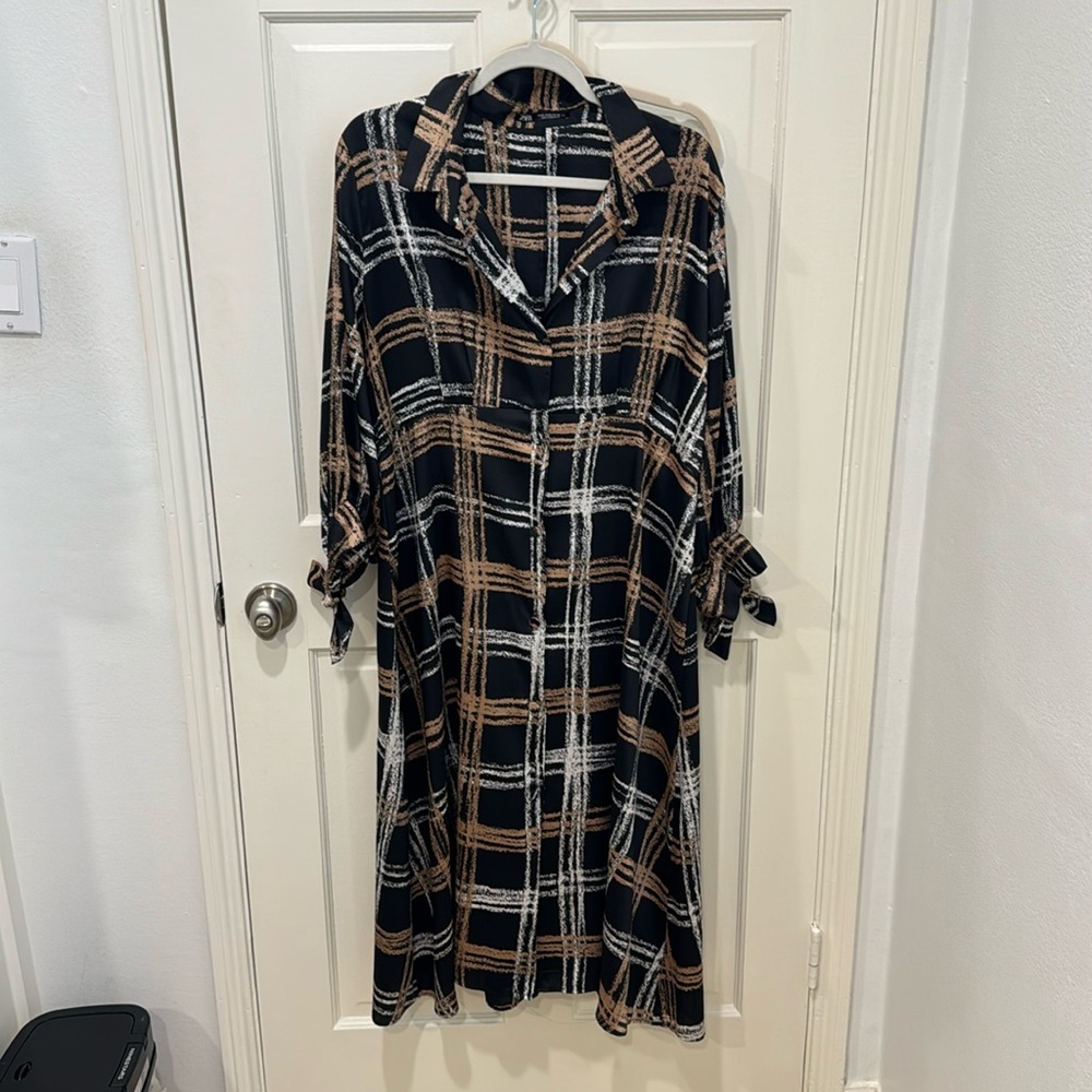 Satin Effect Zara dress